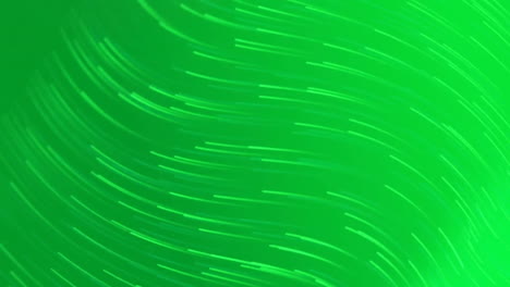 Animation-Der-Digitalen-Datenverarbeitung-Und-Lichtspuren-Auf-Grünem-Hintergrund