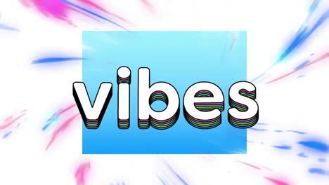 Animation-of-vibes-text-over-neon-pattern-background