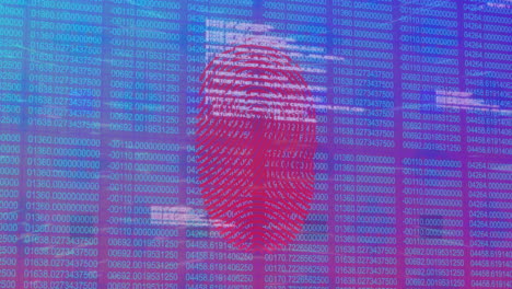 Animation-of-biometric-fingerprint-and-digital-data-processing-over-screens