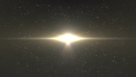Animation-Von-Sternen-Und-Lichtpunkten-Auf-Schwarzem-Hintergrund