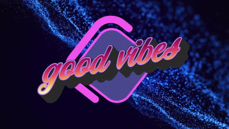 Animation-of-good-vibes-text-over-neon-pattern-background