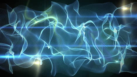 Animation-Von-Lichtpunkten-über-Sich-Bewegenden-Neonformen