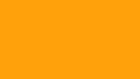 Animation-Von-Chemiebechern-Und-Mikroskop-Auf-Orangefarbenem-Hintergrund