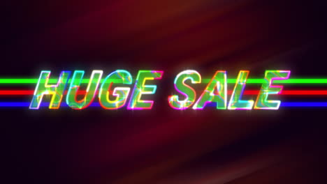 Animation-of-huge-sale-text-over-neon-lines-on-dark-background