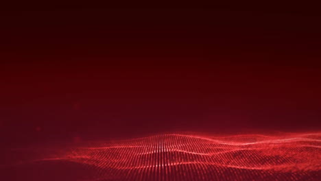 Animation-of-red-shapes-moving-on-red-and-black-background
