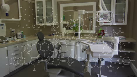 Animation-of-chemical-formula-over-operating-room