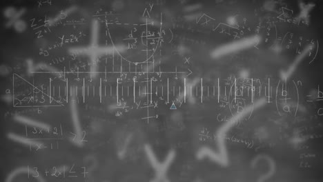 Animation-of-data-processing-over-mathematical-equations-on-black-background