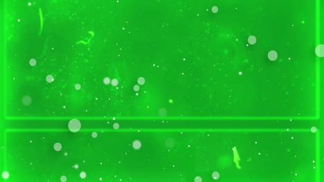 Animation-of-spots-and-interference-on-green-background