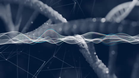 Animation-of-dna-strand-and-data-processing