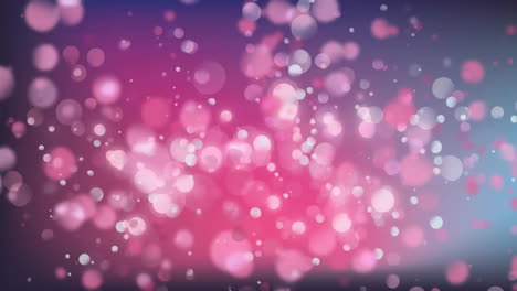 Animation-of-light-spots-over-pink-background