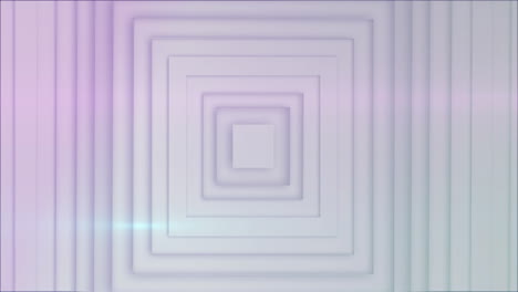 Animation-Von-Weißen-Quadraten,-Die-Sich-über-Eine-Lichtspur-Bewegen