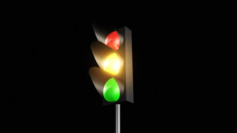 Traffic-lights-changing-colours