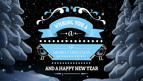 Illustration-of-christmas-greeting-and-new-year-message