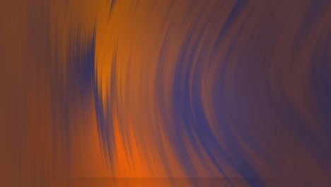 Animation-of-orange-shapes-moving-on-blue-background