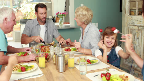 Extended-family-having-dinner