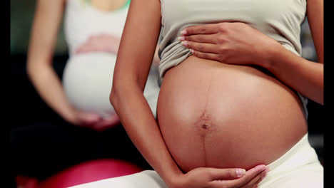 Mujeres-Embarazadas-En-El-Gimnasio