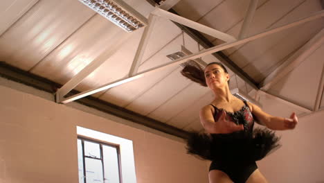 Ballerina-practicing-a-ballet-dance