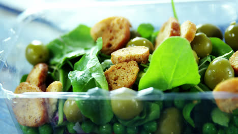 Close-up-of-salad