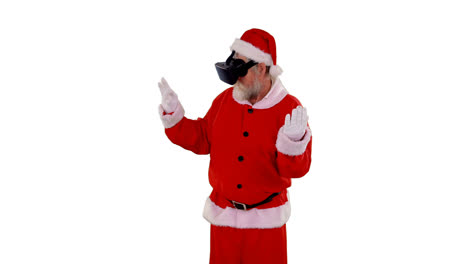 Weihnachtsmann-Mit-Virtueller-Brille