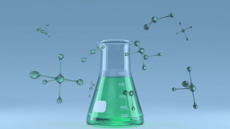 Animation-of-molecules-floating-over-vial
