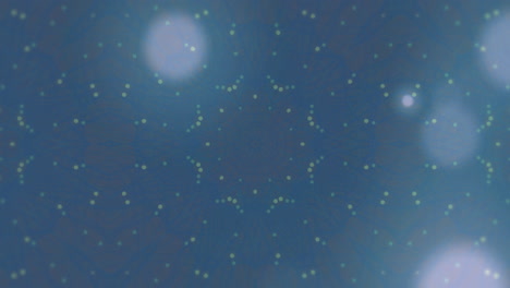 Animation-Von-Sich-Bewegenden-Lichtpunkten-Und-Sternen-Auf-Schwarzem-Hintergrund