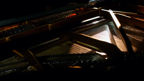 Piano-being-played-in-music-studio