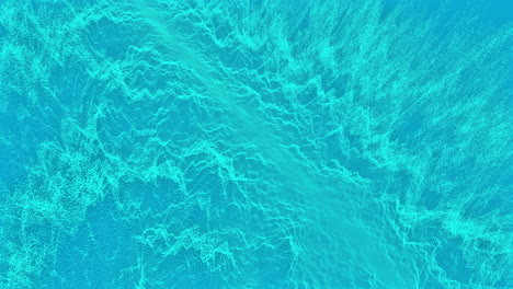 Animation-of-white-shapes-moving-on-blue-background