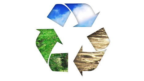 Animation-Eines-Recycling-Symbols.-Konzept-Der-Ökologie