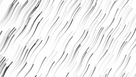 Animation-of-black-trails-on-white-background