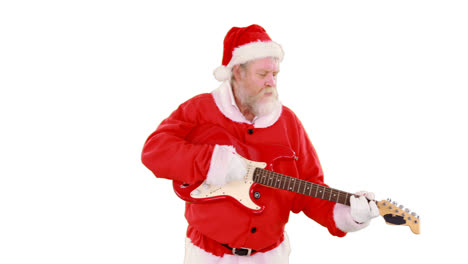 Der-Weihnachtsmann-Singt-Ein-Lied-Und-Spielt-Gitarre
