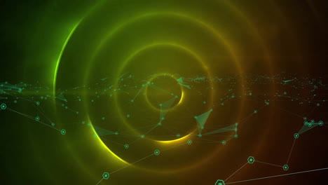 Animation-of-shapes-and-green-circles