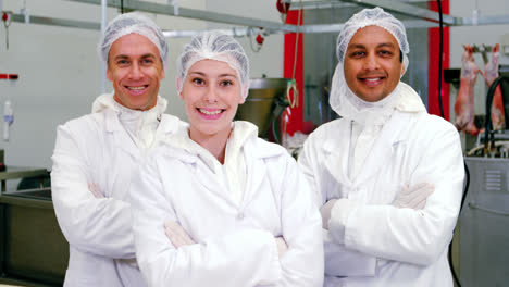 Team-of-butchers-standing-with-arms-crossed
