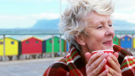 Senior-woman-having-coffee