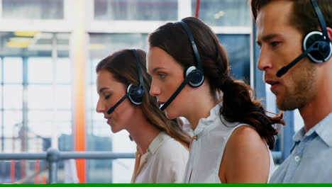 Business-team-working-at-the-call-center