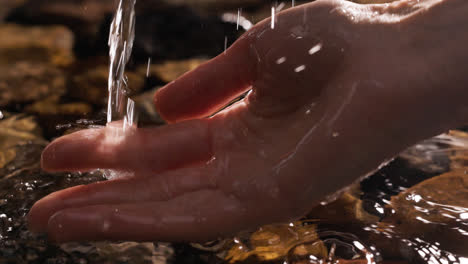 Hand-trying-to-take-water