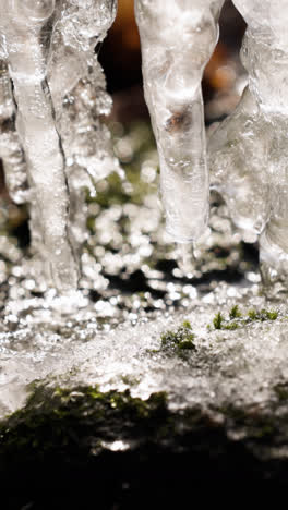 Bloque-De-Hielo-Al-Aire-Libre