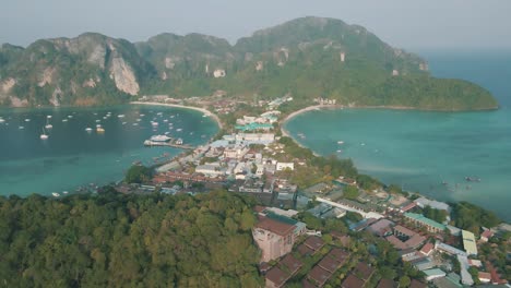 Slow-motion-drone-footage-of-the-beaches-on-Phi-Phi-Islands-Thailand