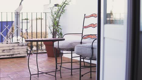 Ruhiger-Blick-Auf-Die-Terrasse-In-Medina-Sidonia,-Cadiz