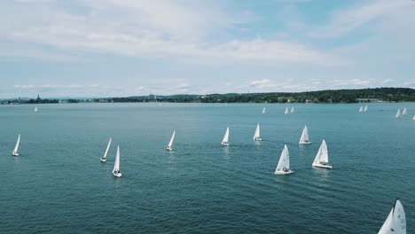 A-wide-shot-of-dozens-of-sailboats-on-a-lake