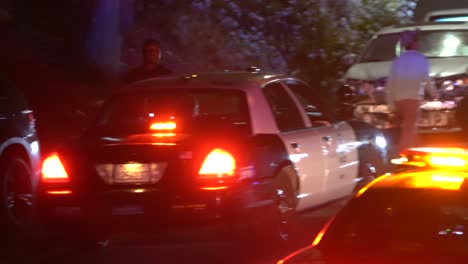 LAPD-Polizeiautos-Vor-Ort
