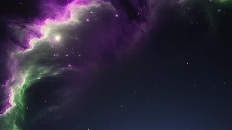 Violetter-Nebel-Im-Universum-Und-In-Den-Sternen