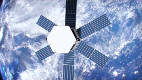 Satellit-Im-Weltraum-4k