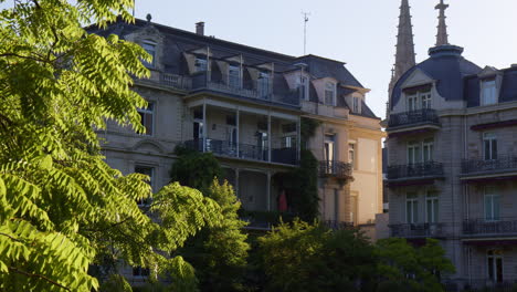 The-Brenners-Park-Hotel-and-Spa,-Oetker-Collection-in-Baden-Baden,-Germany---Wide-Shot