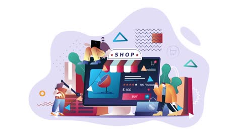 online-shop-2d-animation-concepts,-Using-credit-card-online-in-mobile,-Hand-buying-products-using-internet-on-smartphone