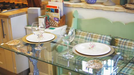 Homely-Kitchen-Table-Setting-with-Glassware