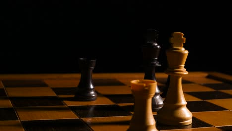 Two-king-pieces-opposite-of-each-other-on-a-chessboard