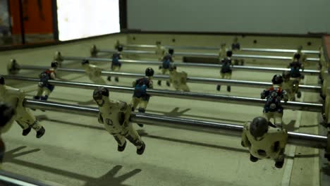 Worn-table-football-figures-in-action