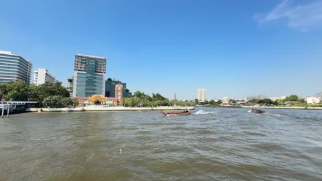 Chao-Phraya-River-tourist-boat-cruise-Bangkok-Thailand-Southeast-Asia