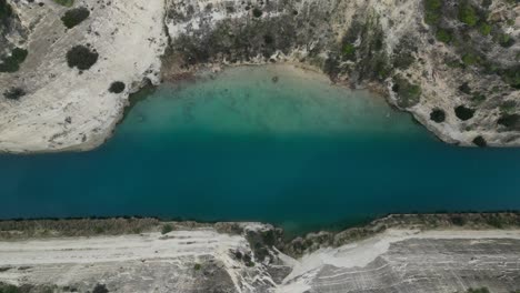 Corinth-Canal:-Aerial-Stock-Footage-of-Iconic-Greek-Waterway