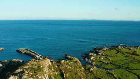 Aerial-splendor-unfolds-in-Connemara,-Galway,-Ireland